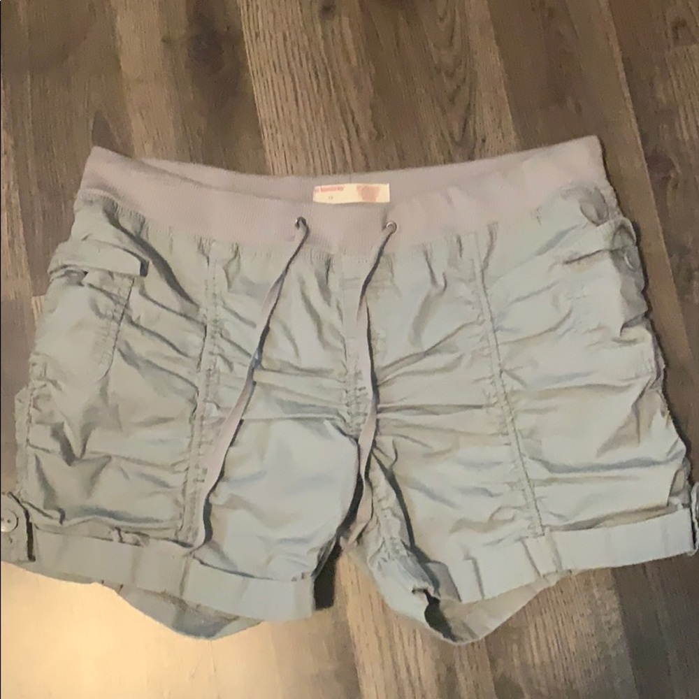 Khaki colored shorts